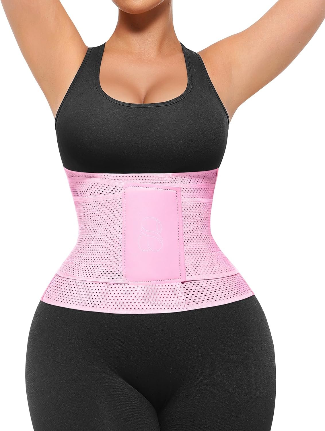 SHAPELLX Waist Trainer for Women Waist Cincher Corset Shapewear Body Shaper Tummy Control Stomach Belt Postpartum Band