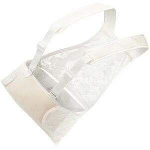 SUPVOX Maternity Belt Pregnancy Belly Support Band with Shoulder Straps Breathable Elastic Waist Back Brace for Pregnant Women Summer Use One Size