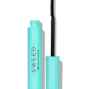 SWEED - Lash Lift Mascara | Lightweight, Flake-Free, Smudge-Proof | Vitamin B5 | Vegan, Cruelty-Free, Clean Beauty (Black, 0.27 oz | 8 ml)