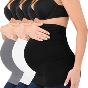 Seamless Belly Band for Pregnancy with Pregnancy Support Belly Belt Bands