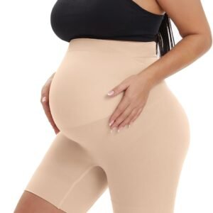 Seamless Maternity Shapewear, Prevent Thigh Chaffing, Pregnancy Belly Support, S-5XL