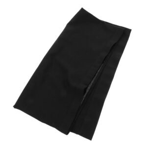 Seamless Pregnancy Belly Support Belt for Pregnant Women, Non-slip Maternity Belly Band with Abdomen Brace, Black Large Size, Comfortable under Clothes for Daily Wear