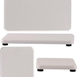 Set of 4 Water Absorbent Diatomite Coasters, Diatomaceous Earth Kitchen Soap Dish, Bathroom Trays, Water Absorbing Stone Used for Hand Soaps & Plants & Toiletries in The Modern Home