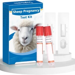 Sheep/Ovine/Goat Early Pregnancy (PAGs) Rapid Test Kit - 2 Tests, Hormones (PAGs), Whole Blood/Serum/Plasma Testing, Detect Pregnancy as Early as 28 Days Post-Breeding