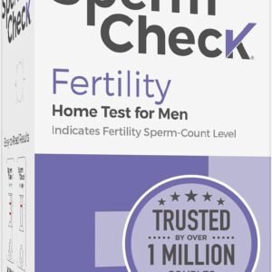 SpermCheck Fertility Sperm Count Test for Men, at Home Sperm Test, Easy to Read Results, Over 98% Accurate