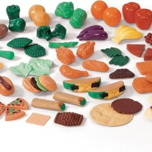 Step2 101-Piece Play Food Assortment, Pretend Kitchen Playset, Vegetables, Fruit, Dessert, For Toddlers Ages 2-6 Years