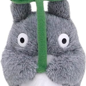 Studio Ghibli - My Neighbor Totoro - 5" Totoro with Leaf Beanbag, Studio Ghibli Plush