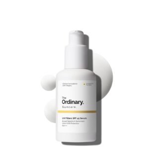 The Ordinary UV Filters SPF 45 Serum Sunscreen for Face, Lightweight Hydrating Broad-Spectrum Sunscreen, UVA/UVB Protection, Non-Comedogenic, No White Cast, 2 Fl Oz