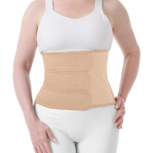 Trendyline Postpartum Belly Band for C-Section Recovery – Breathable Adjustable Abdominal Binder with Hot/Cold Pocket for Pain & Swelling Relief, Back Support Wrap for Women After Surgery