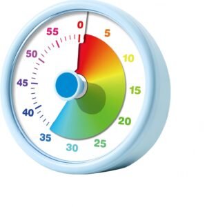 Visual Timer for Kids Adults,60 Minutes Countdown Timer for Classroom, Office, Study, ADHD Tools for Kids Productivity Timer (Blue)