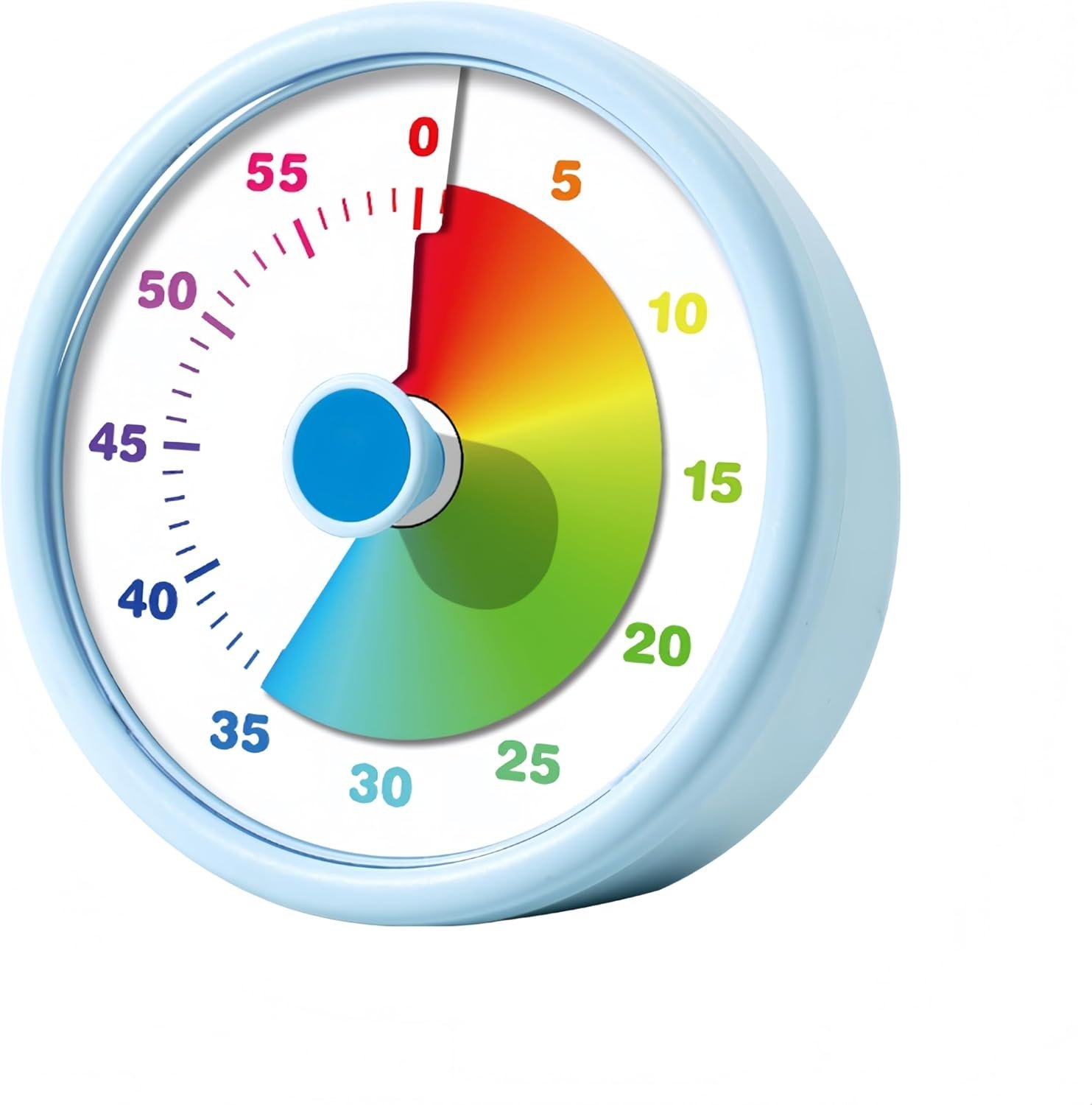 Visual Timer for Kids Adults,60 Minutes Countdown Timer for Classroom, Office, Study, ADHD Tools for Kids Productivity Timer (Blue)