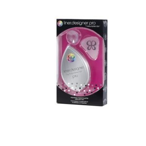 beautyblender® | Liner Designer Pro Beauty Blender Triple-Edged Eyeliner & Eye Pencil Guide, Includes Magnifying Mirror & Suction Cup, For Eye Pencil, Gel Cream, Liquid Liner and Powder Formula