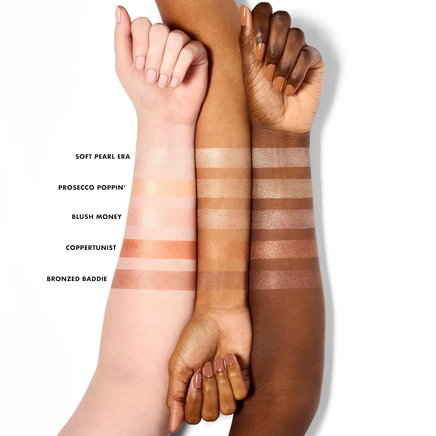 e.l.f. Halo Glow Silky Powder Highlighter, Long-Lasting Luminous Finish, Cake-Resistant With Micro-Shimmer, Vegan & Cruelty-Free, Prosecco Poppin' - Image 2