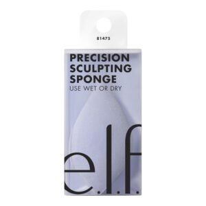 e.l.f. Precision Sculpting Sponge, 3-in-1 Sponge For Contouring & Blending To A Smooth Finish, Great For Cream & Powder Formulas, Vegan & Cruelty-Free