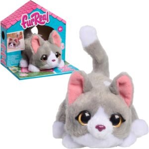 furReal My Minis Tuxedo Kitty, Kids Toys for Ages 4 Up by Just Play