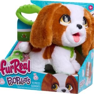 furReal Poop-a-Lots Cavalier King Charles Spaniel, Interactive Toy, for Boys and Girls, Ages 4 and Up, Kids Toys for Ages 4 Up by Just Play