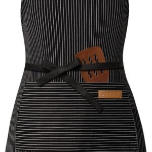 BeLuyi Adjustable Bib Apron with 2 Pockets Chef Cooking Kitchen Restaurant Aprons for Women Men