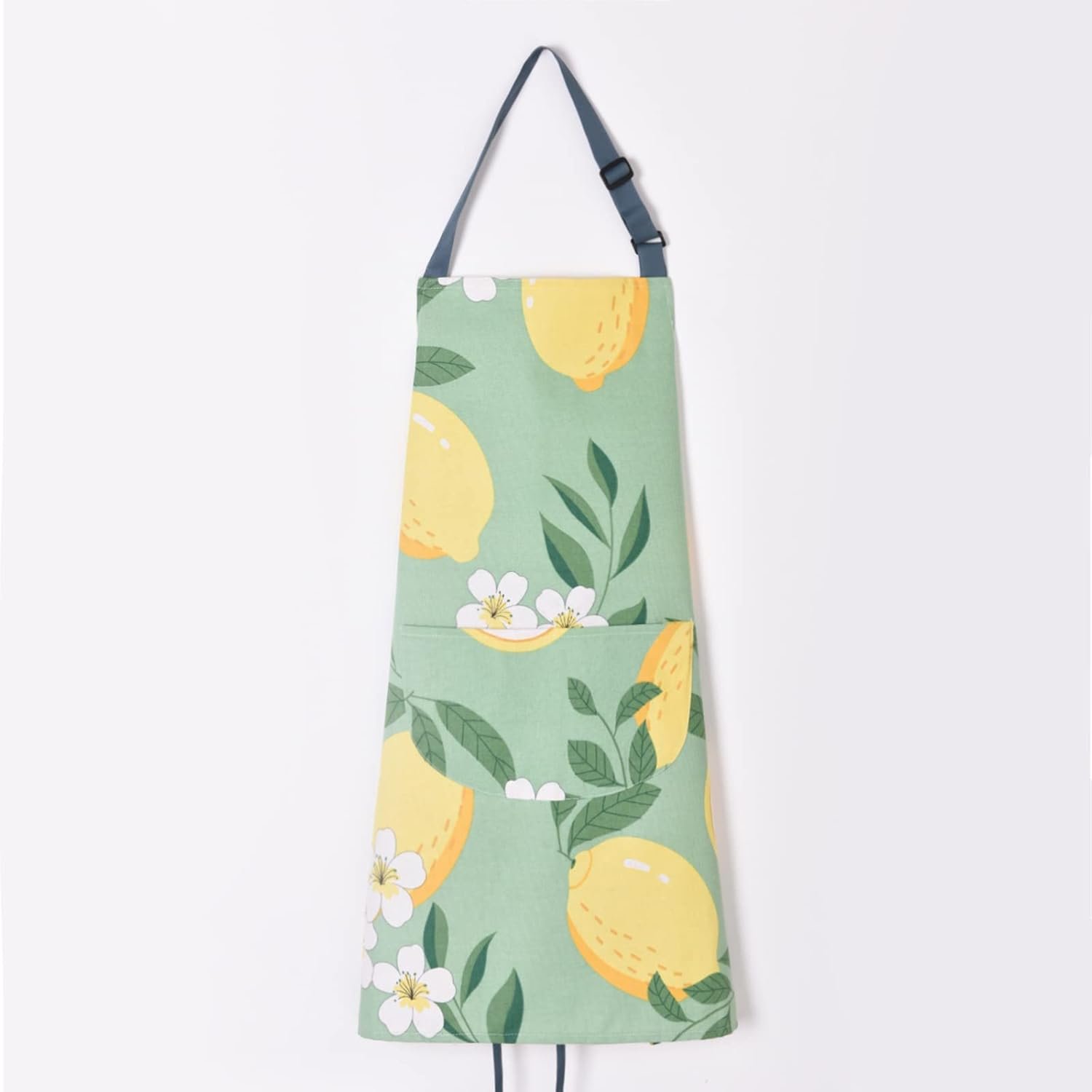 2 Pack Floral Apron for Women with Pockets, Adjustable Cotton Chef Aprons for Kitchen, Cooking, BBQ & Grill - Image 8