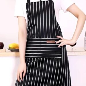 2 Packs Adjustable Apron with Pocket Kitchen Cooking Barista Grill Aprons for Men Women