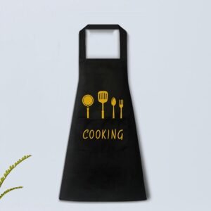 Chef Apron with Pockets for Men Women, Adjustable Kitchen Apron for Restaurant Cake Cooking Baking Gardening,Home and Kitchen