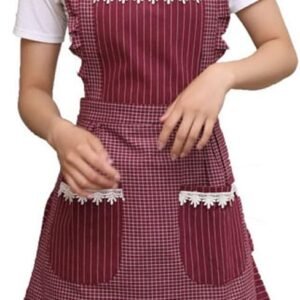 Cute Apron for Women with Pockets, Comfortable Kitchen Apron, Perfect for Cafe Shop, Baking, Gardening, Cooking.