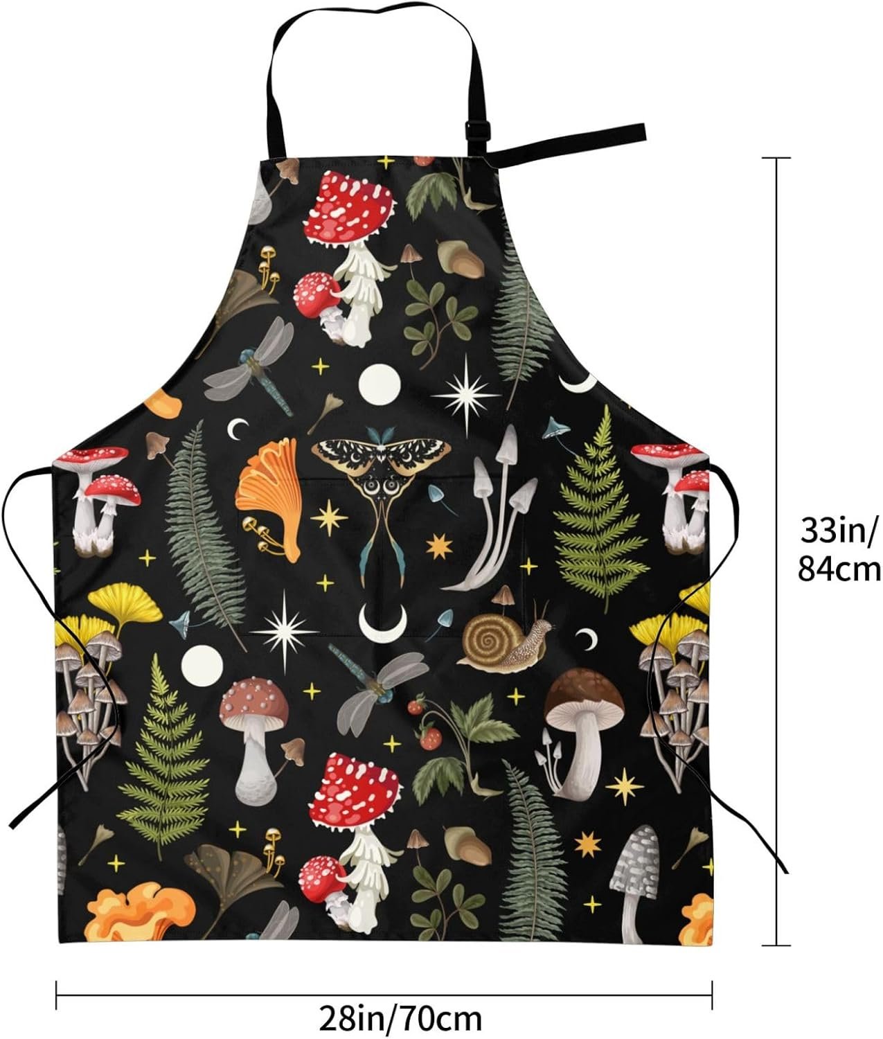Siiuuol Cute Cats Unisex Waterproof Kitchen Chef Apron - With Adjustable Bib Apron - Image 6