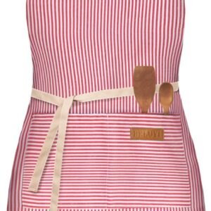 BeLuyi Adjustable Bib Apron with 2 Pockets Chef Cooking Kitchen Restaurant Aprons for Women Men