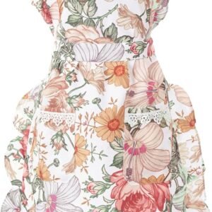 Funny Aprons for Women with Pockets, Kitchen Cooking Grilling Bbq Cute Chef Apron, Mothers Day Birthday Gifts for Women