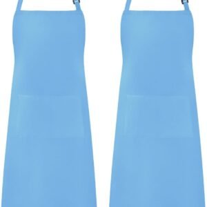 Syntus Apron for Men Women, Adjustable Cooking Kitchen Chef Aprons with 2 Pockets