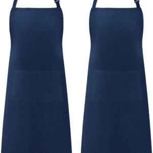 Syntus Apron for Men Women, Adjustable Cooking Kitchen Chef Aprons with 2 Pockets