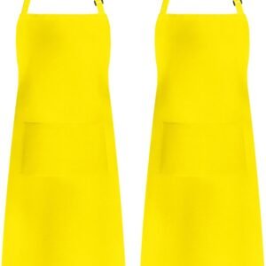 Syntus Apron for Men Women, Adjustable Cooking Kitchen Chef Aprons with 2 Pockets