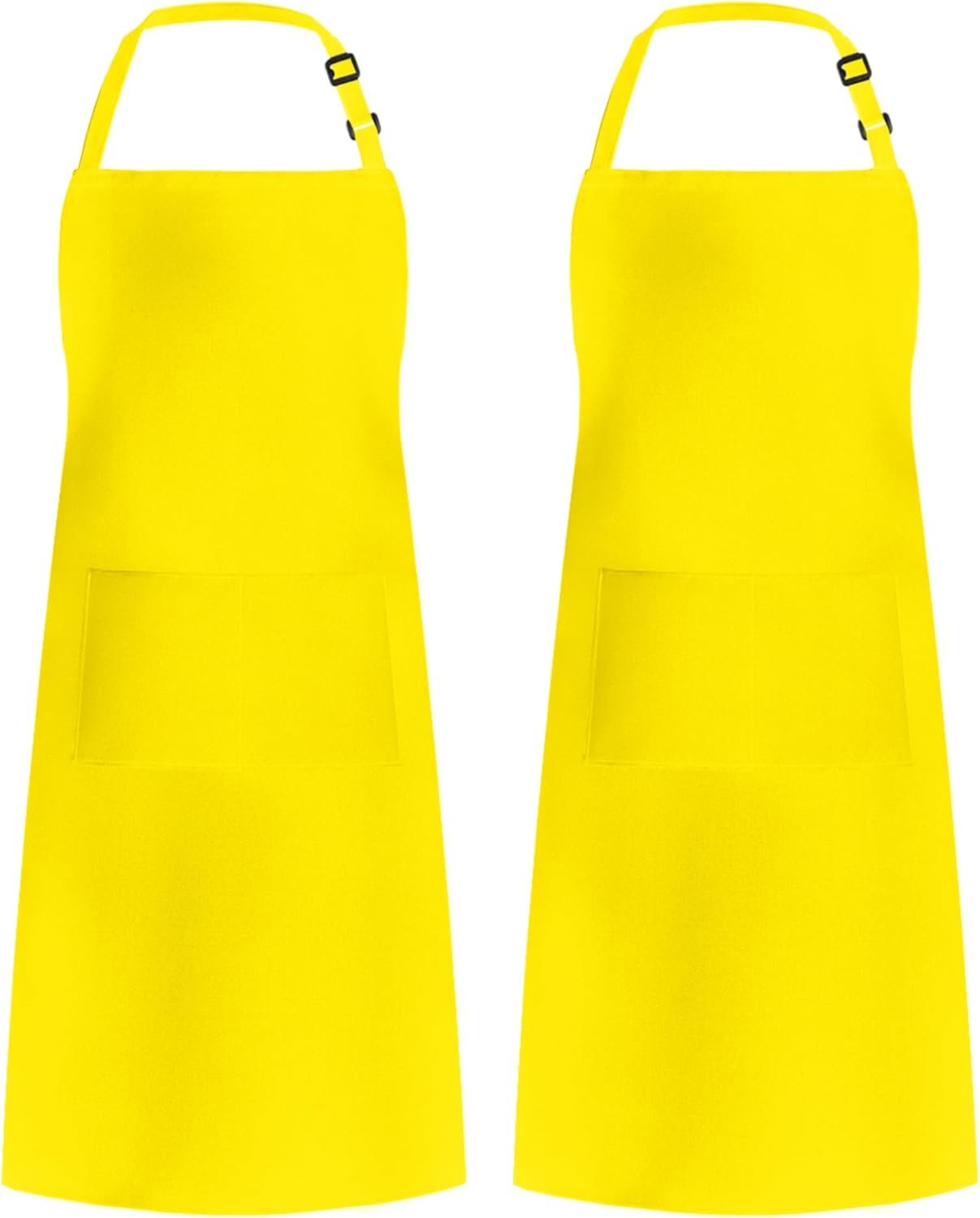 Syntus Apron for Men Women, Adjustable Cooking Kitchen Chef Aprons with 2 Pockets