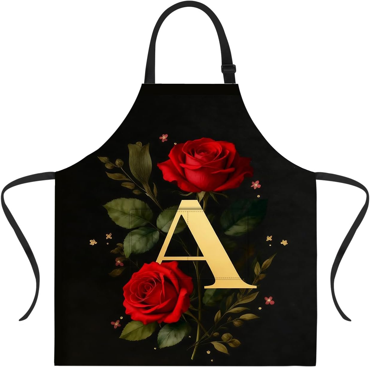 ANNA QUEEN Funny Chicken Sunflower Apron for Women Men,Cute Adjustable Kitchen Cooking BBQ Baking Apron with Pocket
