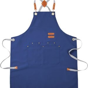 Aoomzoon Durable Kitchen Apron,Multifunctional Chef Aprons for Women & Men with Pockets for Cooking Baking & Daily Use