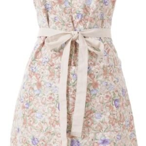 Aoomzoon Kitchen Aprons for Women with 2 Pockets,Double Sided Vintage Adjustable Apron for Gardening Cooking Arting Painting