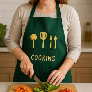Chef Apron with Pockets for Men Women, Adjustable Kitchen Apron for Restaurant Cake Cooking Baking Gardening,Home and Kitchen