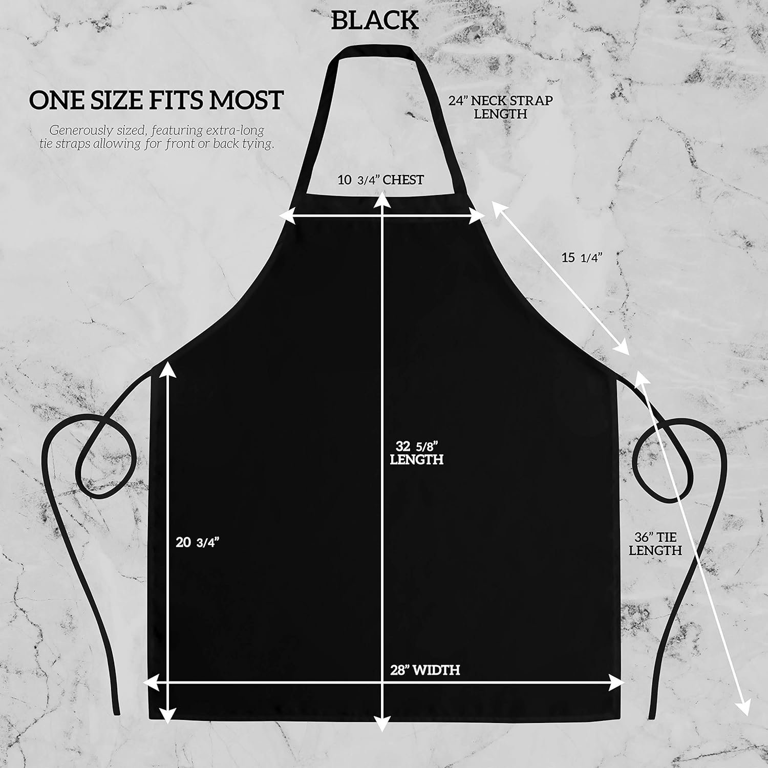 GREEN LIFESTYLE 12 Pack Bib Apron - Unisex Black Aprons, Machine Washable Aprons for Men and Women, Kitchen Cooking BBQ Bulk (Pack of 12, No Pockets, Black) - Image 2