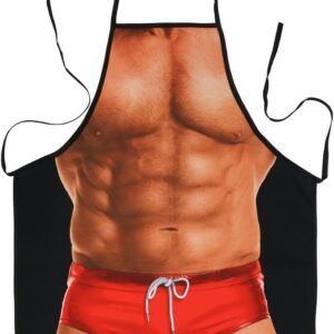 Landisun Apron Kitchen Chef Cooking Gag Gift Creative Funny Grilling Baking