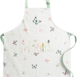 Maison d' Hermine 100% Cotton Apron for women with Pocket Kitchen Chef Apron for Men Cooking Mothers Day Gifts