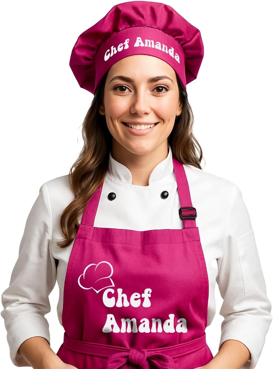 Personalized Chef Apron, Personalized Gift for Dad or Mom, Custom Apron Gift for Boyfriend, Husband, Brother, Wife, Birthday Gifts for Women or Men, Kitchen Cooking Aprons with Pockets - Image 7