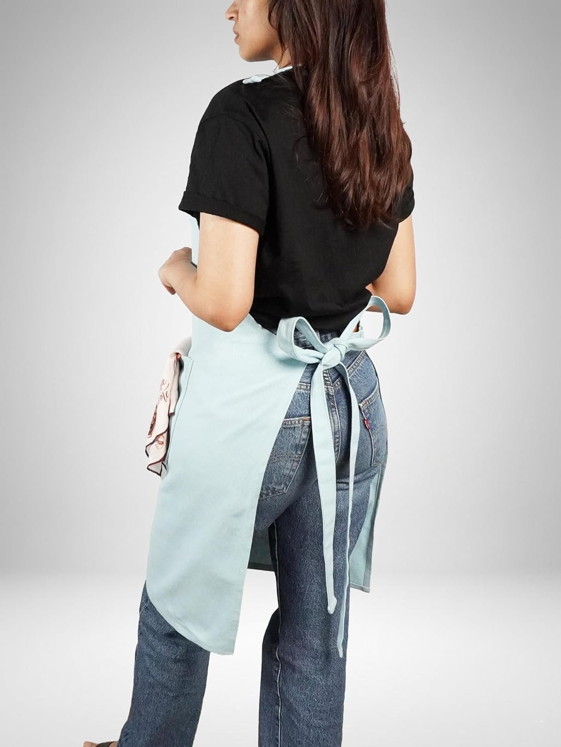 100% Cotton Kitchen Apron with 2 Pockets – Adjustable Chef Apron for Cooking Baking BBQ – Unisex Apron - Image 8