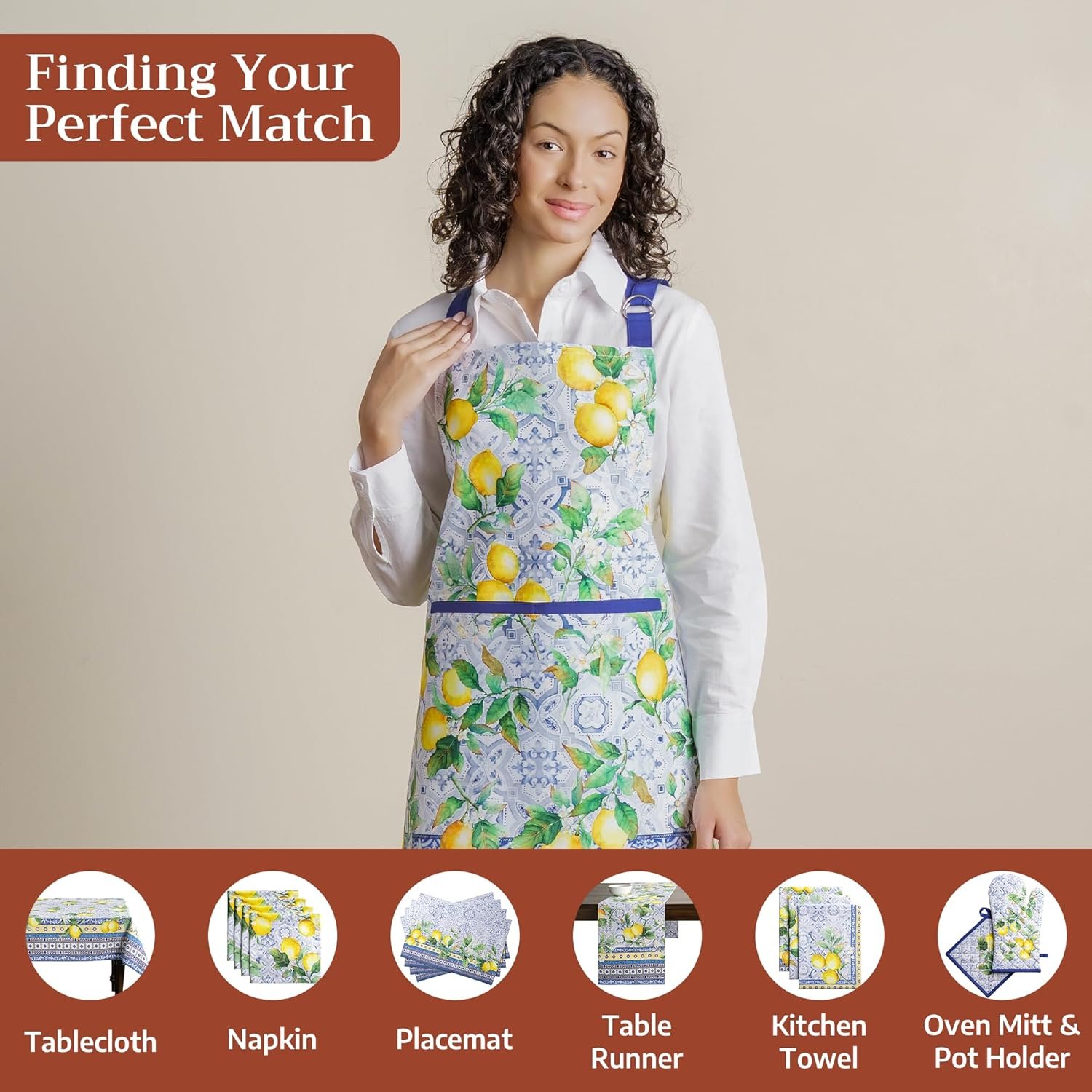 Maison d' Hermine 100% Cotton Apron for women with Pocket Kitchen Chef Apron for Men Cooking Spring Summer - Image 4