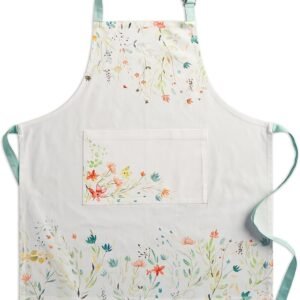 Maison d' Hermine 100% Cotton Apron for women with Pocket Kitchen Chef Apron for Men Cooking Spring Summer