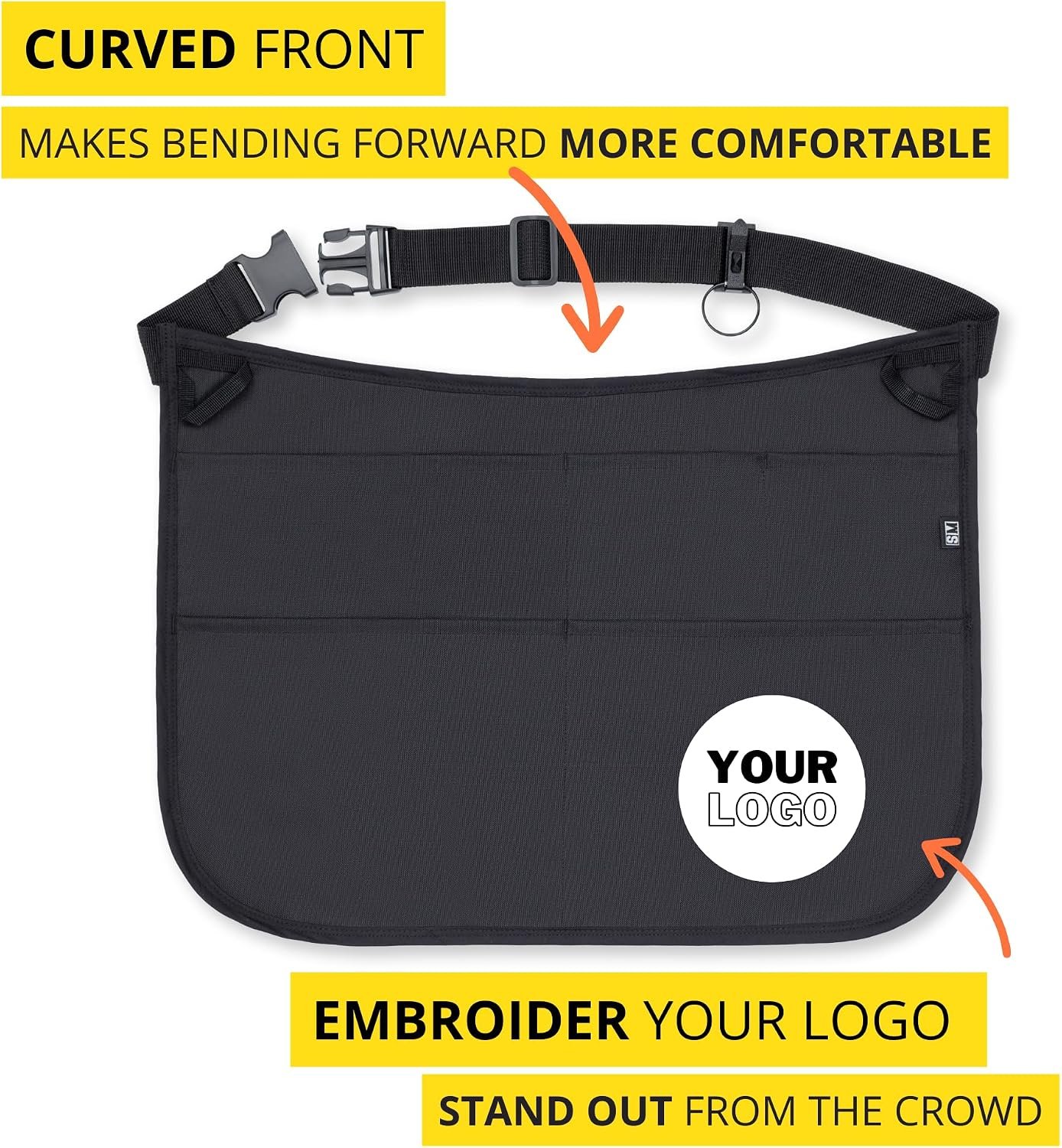 5-Pocket Waterproof Professional Cleaning Apron. Made for Pro Cleaners. Like a Cleaning Caddy Around Your Waist - Image 3