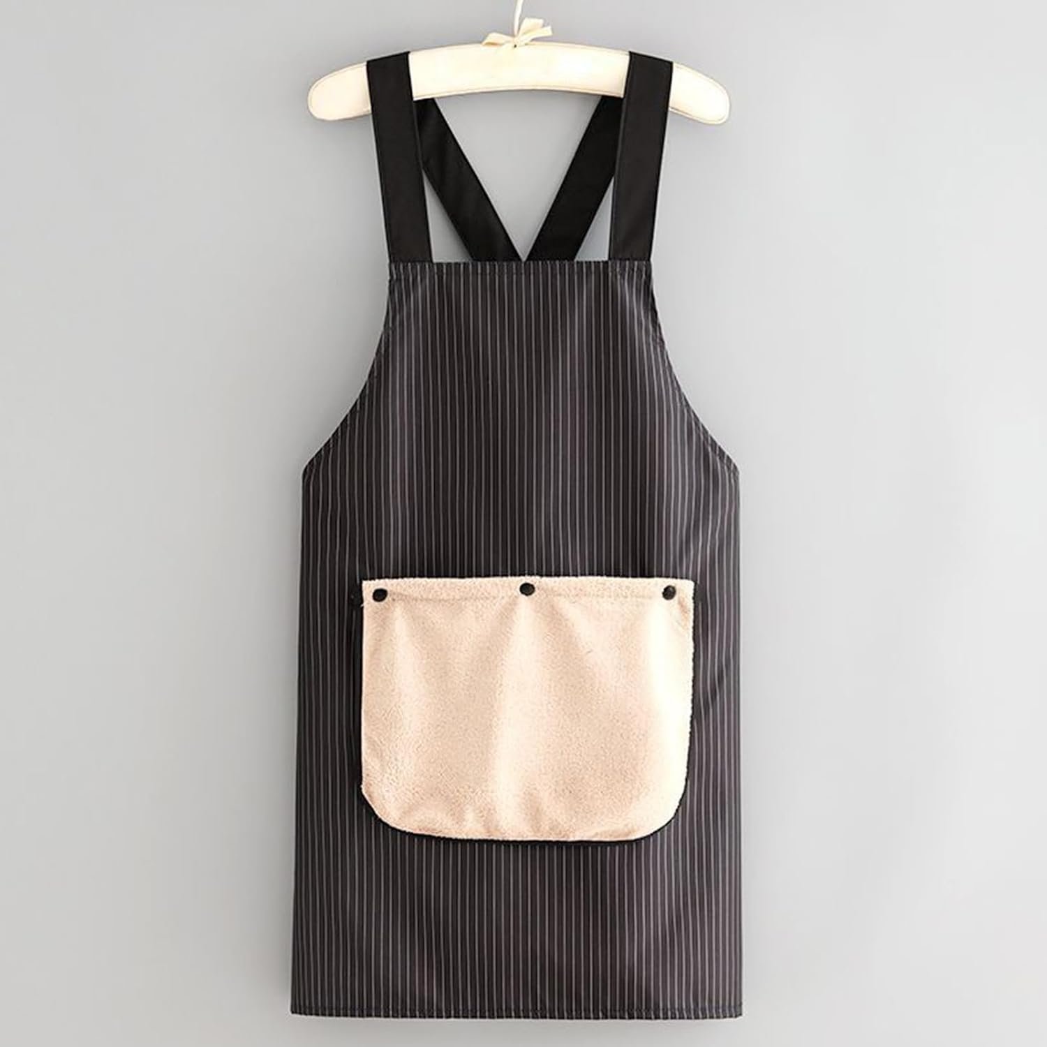 Kitchen Cooking Apron with Towel Attached and Pockets Adjustable Water and Oil, Chefs for Women Mens Cooking - Image 4