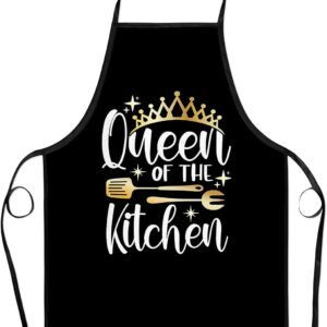 Apron for Women Men Funny, Cooking Kitchen Chef Apron for Grilling Baking Birthday Christmas Gifts