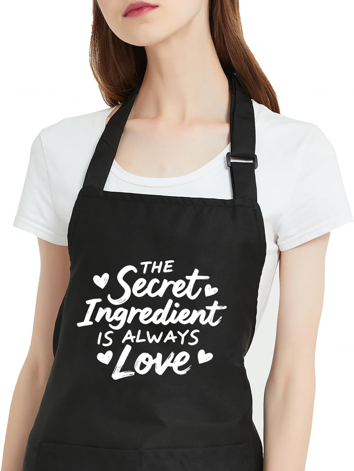 Funny Aprons for Women with Pockets, Cute Aprons for Cooking Kitchen, Mothers Day Christmas Birthday Gifts for Mom