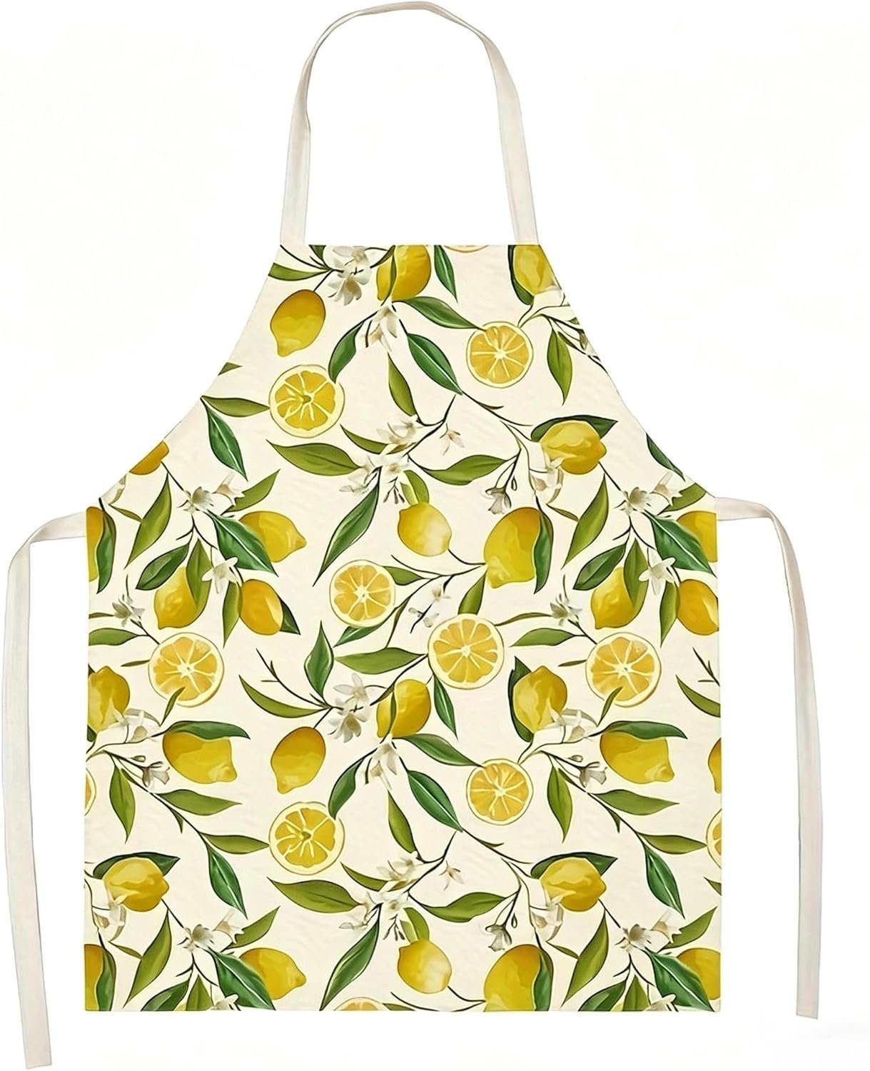 Kitchen Apron for Women Thick Lemon Apron Cooking Adjustable for Baking Chef Men Cooking Mothers Day Gifts