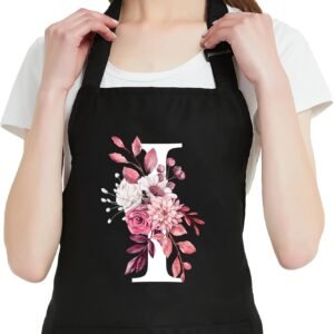Personalized Aprons for Women with Pockets, Cute Aprons for Women Chef Baking, Cooking Gifts for Mom Birthday