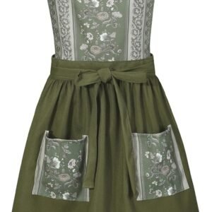Vintage Aprons for Women with Pockets Cute Pinafore Apron Dress for Kitchen Cooking Baking Gardening